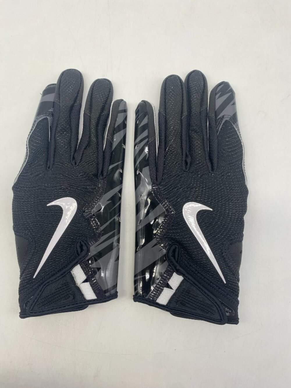 Nike Vapor Jet 8.0 Football Gloves Girl's M size Black/White/Grey